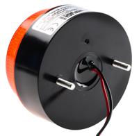 x80-01-01 Moflash X80 Series Amber Flashing Beacon, 18 → 30 V, Surface Mount, Xenon Bulb, IP67