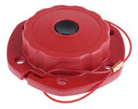 mini-cable-lockout-with-nylon-cable-24m Brady Red 6-Lock Glass-Filled Nylon Cable Lockout Devices, 7.87mm Shackle