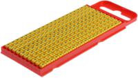 561-01994-wic1-aelnrst-earth HellermannTyton WIC1 Snap On Cable Markers, Yellow, Pre-printed "-; +; A; E; Earth; L; N; R; S; T", 2 → 2.8mm