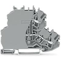 2002-2201099-000 WAGO 2002-2201/099-000 TOPJOB S Series Grey, 2.5mm², 2-Level, Push In Termination, ATEX, CSA, IECEx