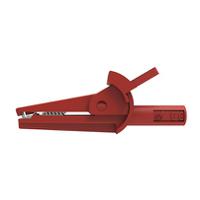 rs-sak-6715-ni-2-rt Schutzinger Crocodile Clip 2 mm Crocodile Clip Connection, Nickel Plated Contact, 10A, Red