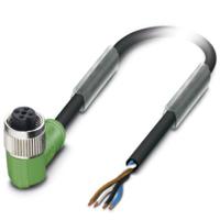 1668221 Phoenix Contact Female 4 way M12 to Unterminated Sensor Actuator Cable, 1.5m