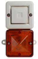 sonfl1xac115wa e2s SONFL1X Series Amber Sounder Beacon, 115 V ac, IP66, Wall Mount, 100dB at 1 Metre