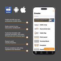 pte310btvpql1 Brother PTE310BTVPQL1 Handheld Label Printer, 18mm Max Label Width