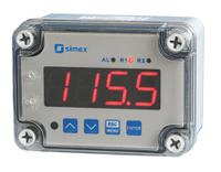 srt-n118-1321-1-4-001 Simex Wall Mount On/Off Temperature Controller, 110 x 80mm 3 Input, 2 Output Relay, 230 V ac Supply Voltage