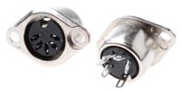 491-093 RS PRO 5 Pole Din Socket, 1A, 100 V ac, Push Lock, Female, Chassis Mount
