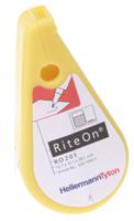 550-14011-ro201-1401-wh-1401-clwh HellermannTyton RiteOn Self Laminating Cable Marker Kit, White, 4 → 8.1mm Cable, 550-14011