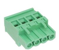 237-8434 RS PRO, 5mm Pitch, 4 Way, Pluggable Terminal Block, Plug, Free Hanging (In Line)