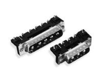 d3w3p36a6gx08lf Amphenol Communications Solutions 3 Way Right Angle Plug-In Mount D-sub Connector Plug, with Screw