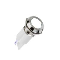 q22f1cxxw24e APEM Q22 Series White Panel Mount Indicator, 24V dc, 22mm Mounting Hole Size, Faston, Solder Lug Termination, IP67