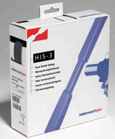 308-30150-his-3-1505-po-x-bk HellermannTyton Heat Shrink Tubing, Black 1.5mm Sleeve Dia. x 10m Length 3:1 Ratio, HIS-3 Series