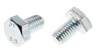 527-555 RS PRO Bright Zinc Plated Steel, Hex Bolt, M10 x 16mm