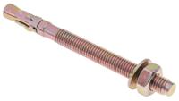 908-6974 RS PRO Carbon Steel Anchor Bolt M10 x 120mm, 10mm Fixing Hole