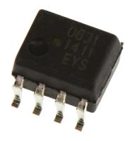hcpl-0631-000e Broadcom, HCPL-0631-000E DC Input Transistor Output Dual Optocoupler, Surface Mount, 8-Pin SOIC