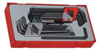 ttht28 Teng Tools 28 piece L Shape Imperial, Metric Hex Key Set, 1.5 → 10 mm, 3/16 → 3/8"