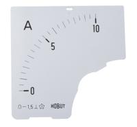 d72mc-dial-010a HOBUT 0/10A Meter Scale for Shunt 75mV