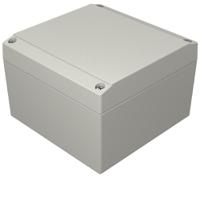041212080 Rose Aluform Series Grey Die Cast Aluminium Enclosure, IP66, IK09, Grey Lid, 120 x 120 x 81mm