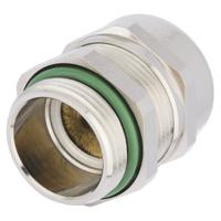 53112543 Lapp SKINTOP Series Metallic Nickel Plated Brass Cable Gland, M25 Thread, 9mm min., 17mm max., IP68
