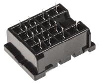 py14-02 Omron MY4 14 Pin 250V ac PCB Mount Relay Socket, for use with MY4IN, MY4IN1, MY4IN1-D2, MY4IN-CR, MY4IN-D2, MY4N,