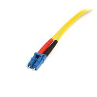 smfiblcsc1 StarTech.com LC to SC Duplex Single Mode OS1 Fibre Optic Cable, 9/125μm, Yellow, 1m