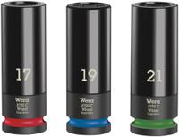 05004595001 Wera 3-Piece Metric 1/2 in Wheel Nut Socket Set , 6 point