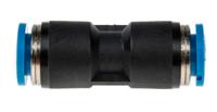 qs-6 Festo QS Series Straight Tube-to-Tube Adaptor, Push In 6 mm to Push In 6 mm, Tube-to-Tube Connection Style, 153032