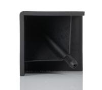 3842548723 Bosch Rexroth Black Polypropylene Corner Bracket Cap, 45 x 45R Strut Profile, 10mm Groove