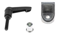 180-9133 RS PRO M6 Angle Clamp, Connecting Component, Strut Profile 30 mm, Groove Size 6mm
