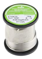 sn965-ag3-cu05-1510-a11-100g MBO Wire, 1.5mm Lead Free Solder, 217°C Melting Point