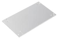 500-746 RS PRO Grey Aluminium Front Panel, 3U, 14HP