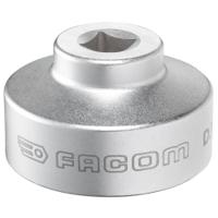 d163-38 Facom 3/8 in Drive 38mm Oil Filter Socket, 6 point