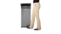 fgst24sspl Rubbermaid Commercial Products Defenders 49L Grey Pedal Galvanised Steel Waste Bin