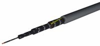 1070050 AXINDUS CAELIFLEX Control Cable, 7 Cores, 0.5 mm² 20 AWG, Unscreened, 100 m, Grey Polyvinyl Chloride Sheath