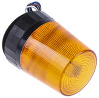 907-5996 RS PRO Amber Flashing Beacon, 110 → 230 V ac, Screw Mount, LED Bulb, IP67
