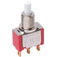 8125sd9av2be C & K 80200 Series Push Button Switch, On-(On), Through Hole, SPDT, White LED, 20V