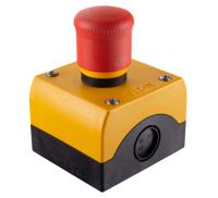 216525-m22-pvkc11iy Eaton Pull Release Control Station Switch - SPDT, Plastic, 1 Cutouts, Red, Unmarked, IP66, IP69K