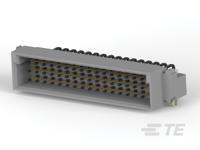 5650916-5 TE Connectivity, Eurocard 2.54 mm Pitch Backplane Connector, Right Angle Male, 3 Row, 48 Way