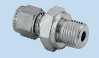48675595 WIKA CPK-AD Series Straight Fitting, M6 to NPT 1/8 Male, Threaded Connection Style, CPK-AD