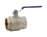 508009 Sferaco Nickel Plated Brass Ball Valve, Ball Valve, Threaded, BSP 2in, 40bar Operating Pressure