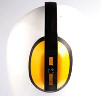 aea000-010-200 JSP J Muff Ear Defender with Headband, 25dB, Black, Yellow