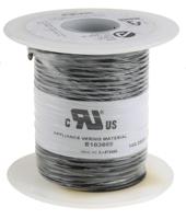 3057-bk005 Alpha Wire Premium Series Black 1.3 mm² Hook Up Wire, 16 AWG, 26/0.25 mm, 30m, PVC Insulation, 3057 BK005