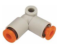 kq2l06-00a-x35 SMC KQ2 Series Elbow Tube-toTube Adaptor, Push In 6 mm to Push In 6 mm, Tube-to-Tube Connection Style
