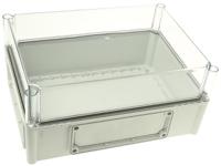 ekpe-180-t-ekpvt Fibox EK Series Grey Polycarbonate Enclosure, IP66, IP67, Flanged, Transparent Lid, 380 x 280 x 180mm
