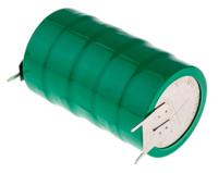 525-815 RS PRO 5/V 330H 6V NiMH Button Rechargeable Battery, 330mAh