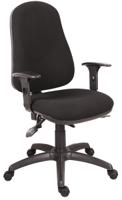 180-9718 RS PRO Black Fabric Typist Chair