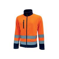 whl207of-l UPower Hi - Light Fluorescent Orange, Durable Jacket, L