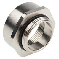 52104584 Lapp Cable Gland Adaptor, M32 Exterior Thread, M40 Interior Thread, Nickel Plated Brass, SKINDICHT Series