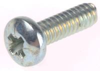 275-0280 RS PRO Pozidriv No 4 UNC Pan Steel Machine Screws ANSI B 18.6.3x3/8in