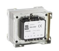 504-000 RS PRO 100VA 1 Output Chassis Mounting Transformer, 6V ac, IEC 61558-2-6