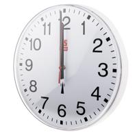669-9252 RS PRO White Radio Controlled Analog Wall Clock, 300mm Diameter